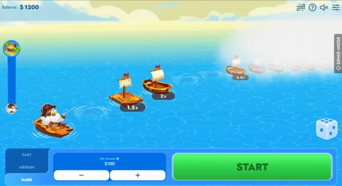 Ekran gry Chicken Pirate Route